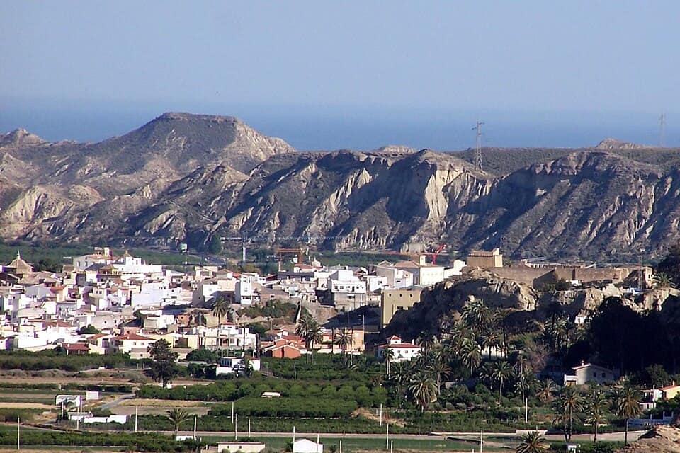 Vista de Cuevas del Almanzora
