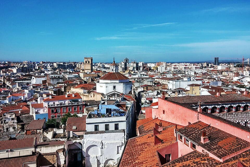 Vista de Badajoz