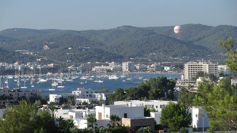 Vista de Sant Antoni de Portmany