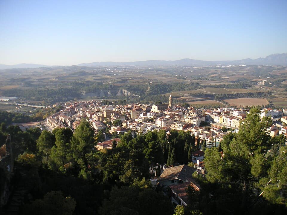 Vista de Gelida