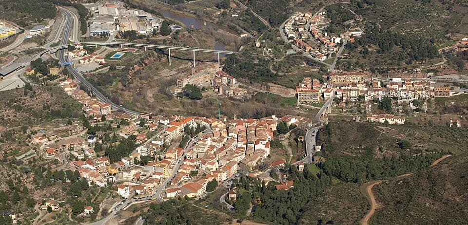 Vista de Monistrol de Montserrat
