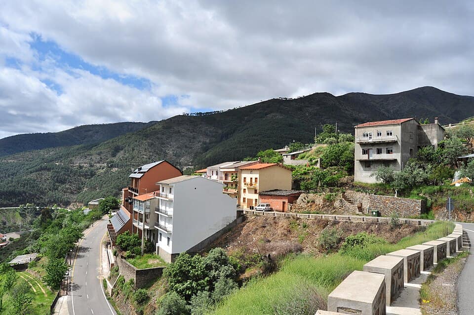 Vista de Casares de las Hurdes