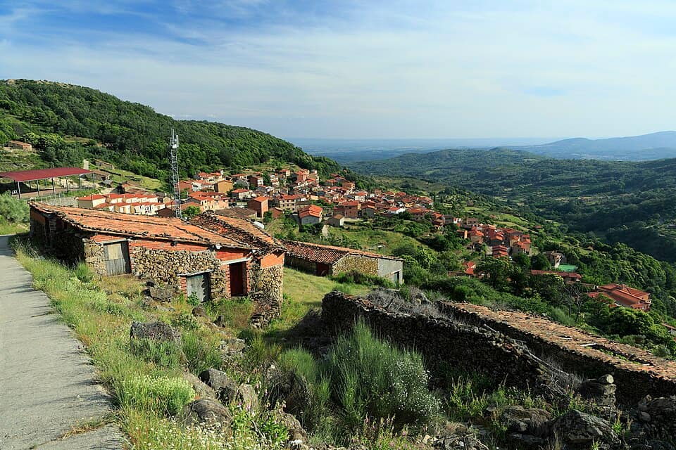 Vista de Guijo de Santa Bárbara