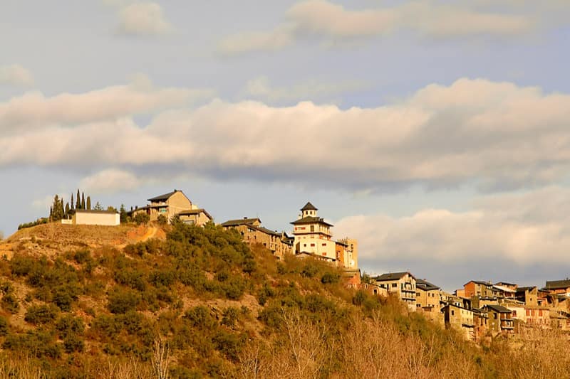 Vista de Montferrer i Castellbò