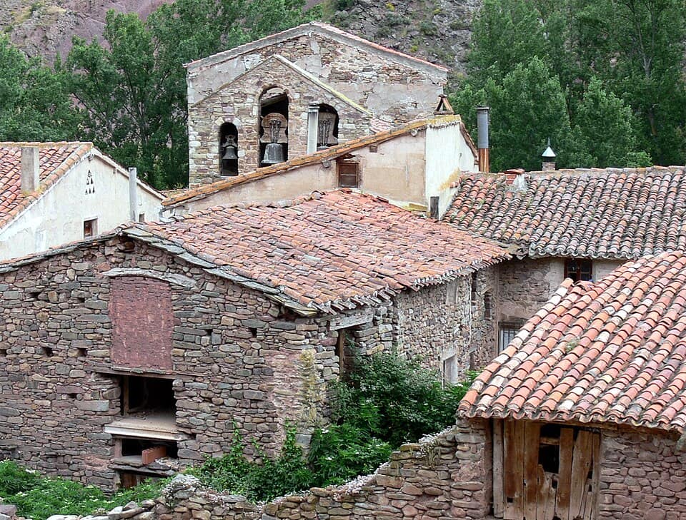 Vista de Robres del Castillo