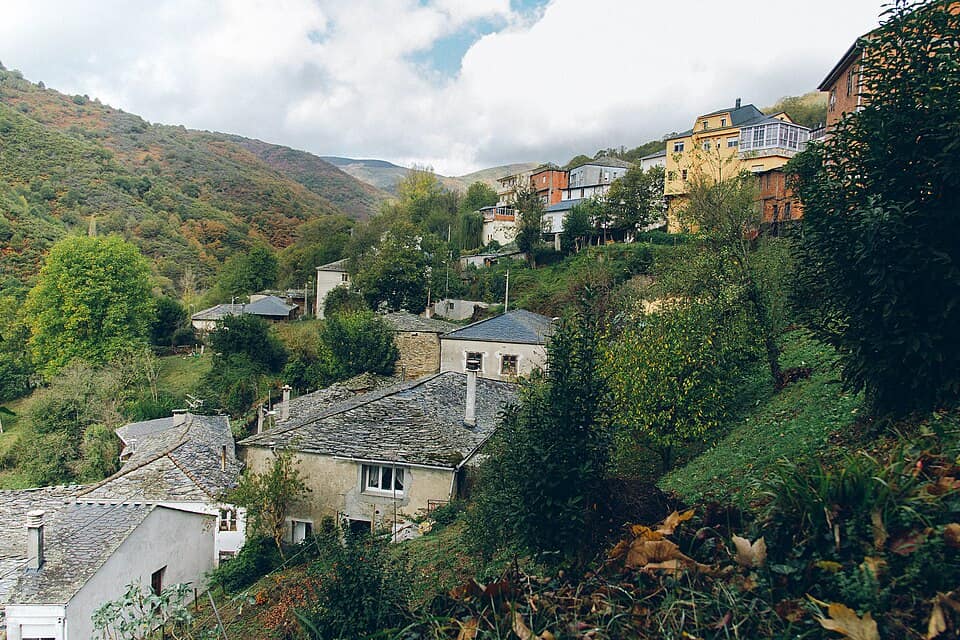 Vista de Folgoso do Courel