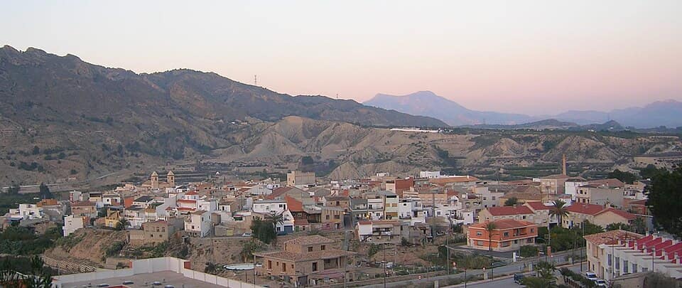 Vista de Villanueva del Río Segura