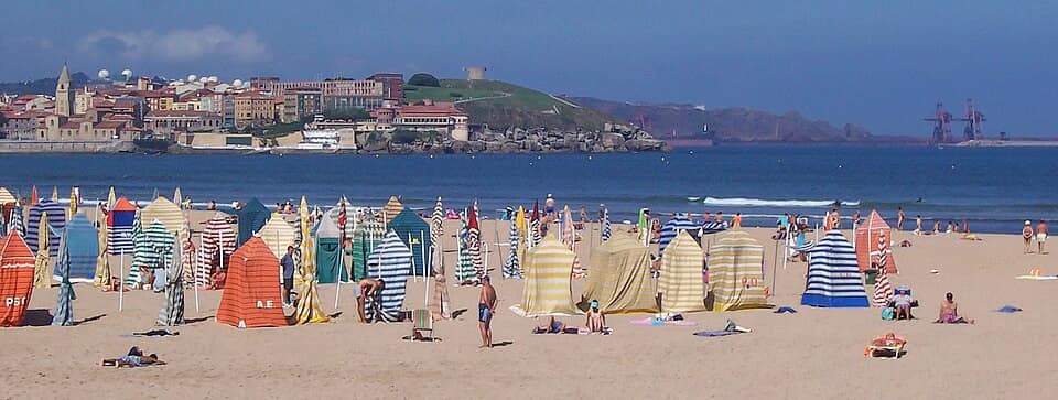 Vista de Gijón