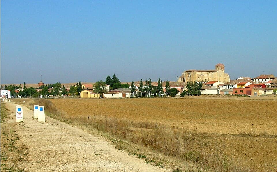 Vista de Villalcázar de Sirga