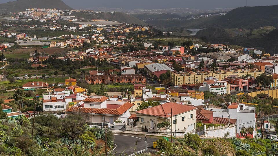 Vista de Valsequillo de Gran Canaria