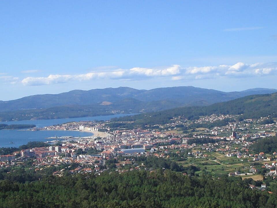 Vista de Vilagarcía de Arousa