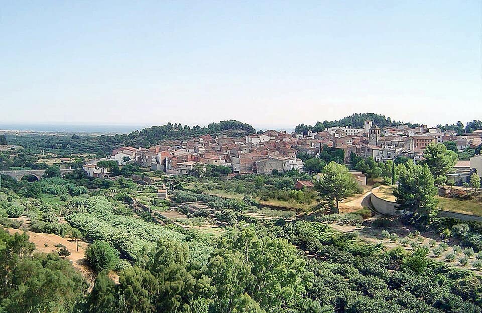 Vista de Vilanova d'Escornalbou
