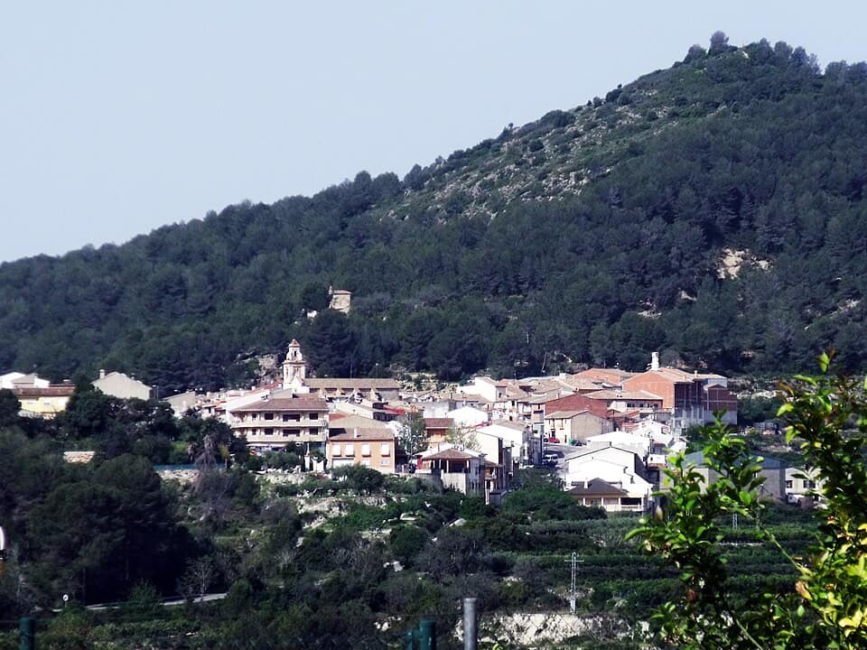 Vista de Montitxelvo/Montichelvo