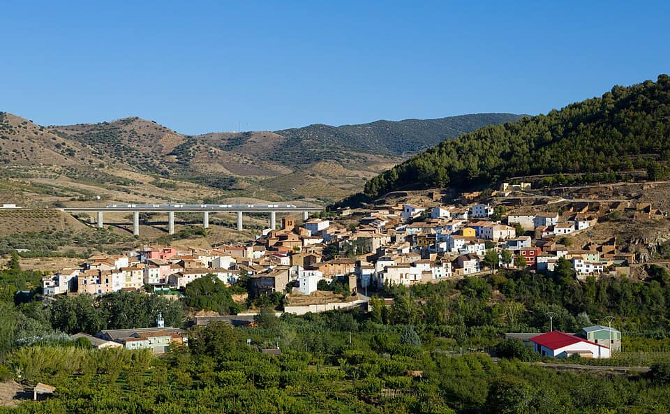 Vista de Paracuellos de la Ribera
